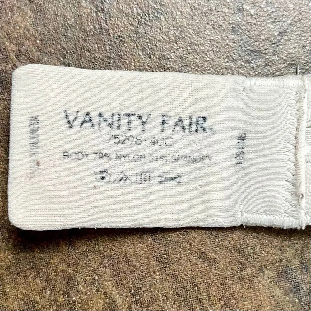 Vanity Fair Bra White 40C